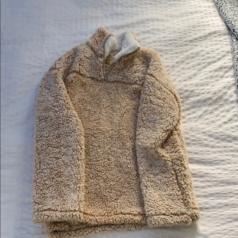 Women’s Sherpa Pullover Fleece Sweatshirt